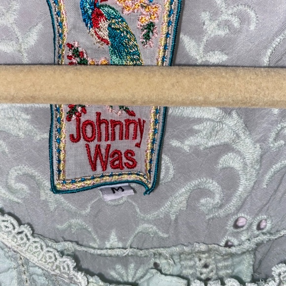 Women's Sleeveless Lace Top - Light Blue - Picture 4 of 5